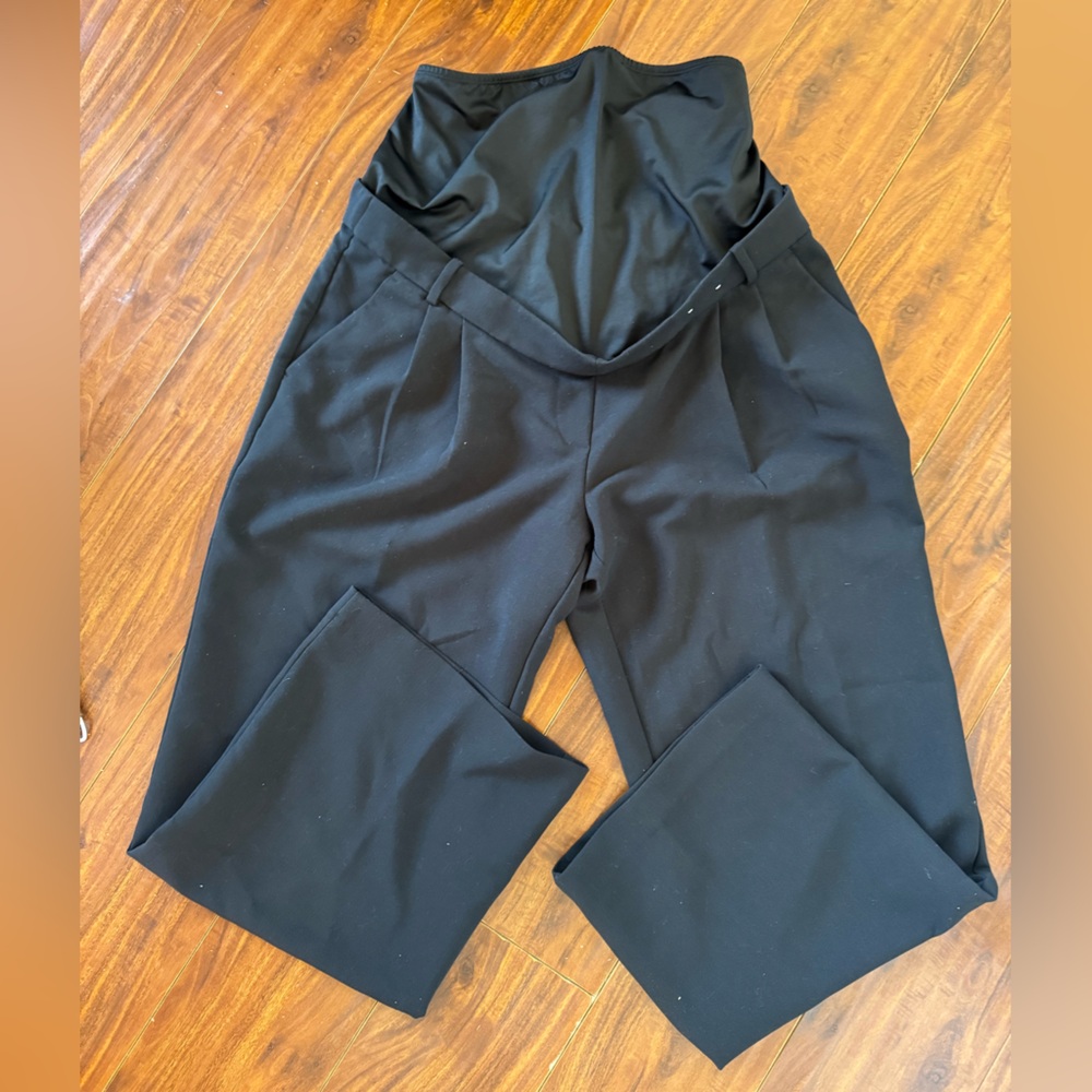 Abercrombie & Fitch Black Wide Leg Pants